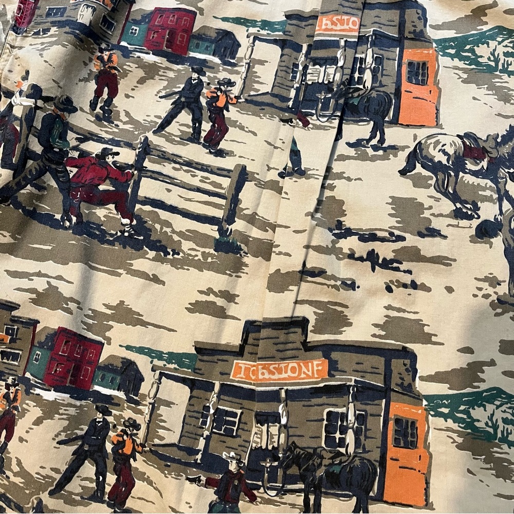Vintage Gant Trapper Twill Salty Dog L/S Shirt Tombstone Western, Sz L - Picture 13 of 14